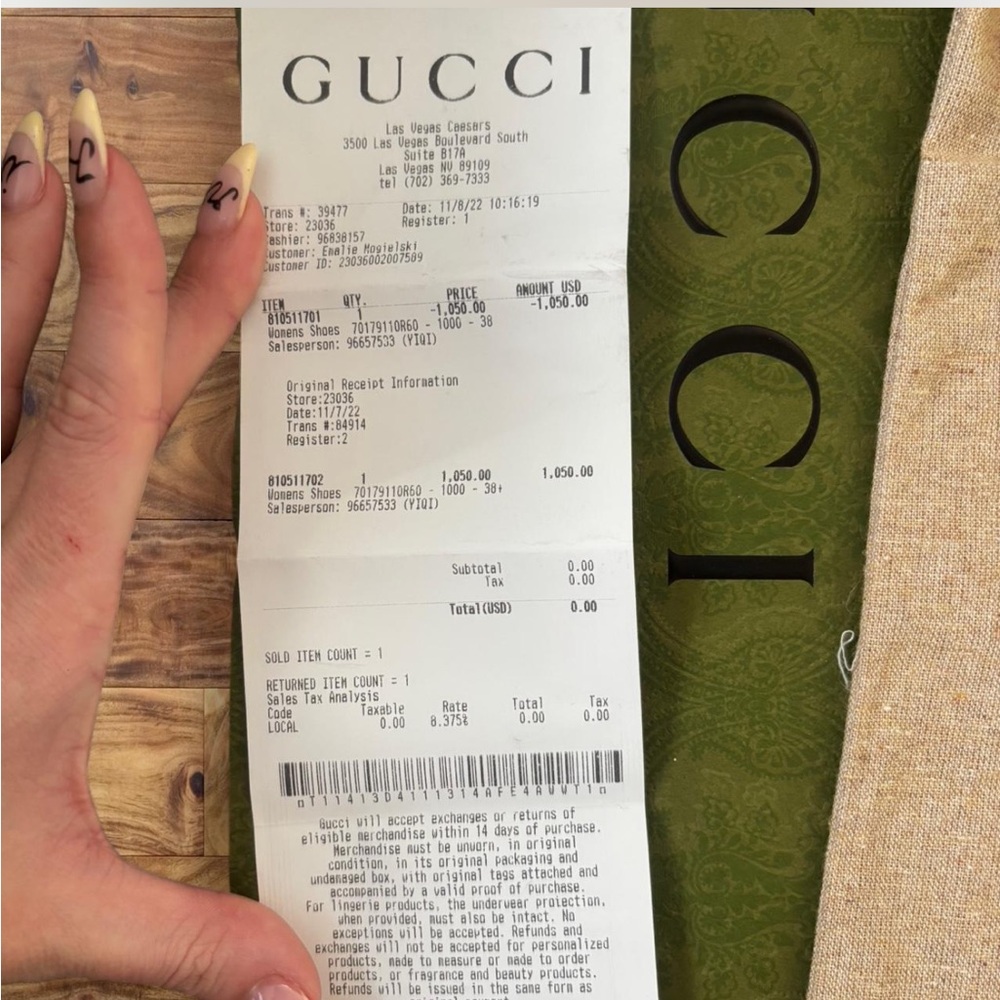 Gucci moccasin leather spice lux Napa loafers - Picture 10 of 10